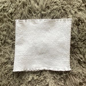 Hollister White Tube Top
